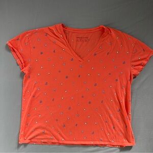 Life Is Good Women's Coral Short Sleeve Tee